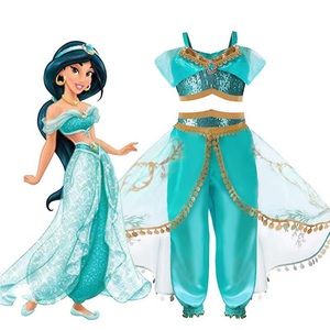Princess Jasmine costume girl (pants & top) 
headband not included